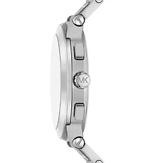 Michael Kors Men's Quartz Chronograph Stainless Steel Watch and Bracelet Set