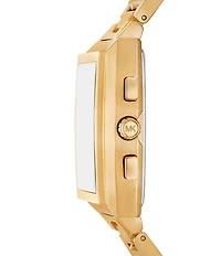 Michael Kors Men's Rhys Quartz Chronograph Gold Tone Stainless Steel Bracelet Watch