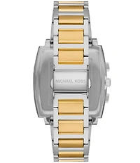 Michael Kors Men's Rhys Quartz Chronograph Two Tone Stainless Steel Bracelet Watch