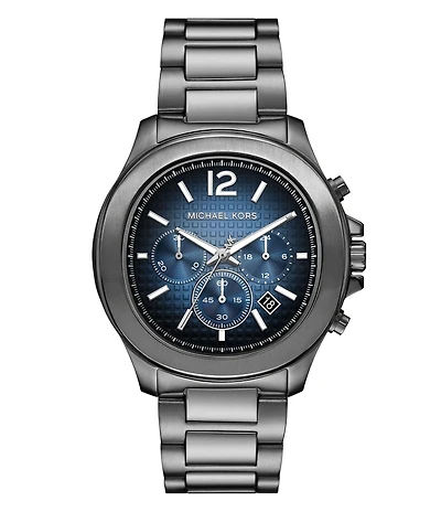 Michael Kors Men's Sage Quartz Chronograph Gunmetal Stainless Steel Bracelet Watch