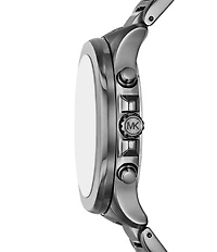 Michael Kors Men's Sage Quartz Chronograph Gunmetal Stainless Steel Bracelet Watch
