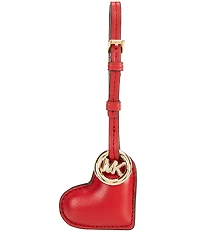 Michael Kors Metal Puffy Leather Heart Charm
