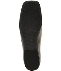 Michael Kors Milan Flex Leather Logo Ornament Ballet Flats