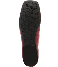 Michael Kors Milan Flex Suede Logo Ornament Ballet Flats