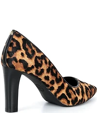 Michael Kors Milly Flex Leopard Print Haircalf High Heel Pumps