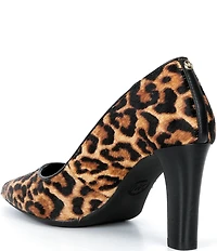 Michael Kors Milly Flex Leopard Print Haircalf High Heel Pumps