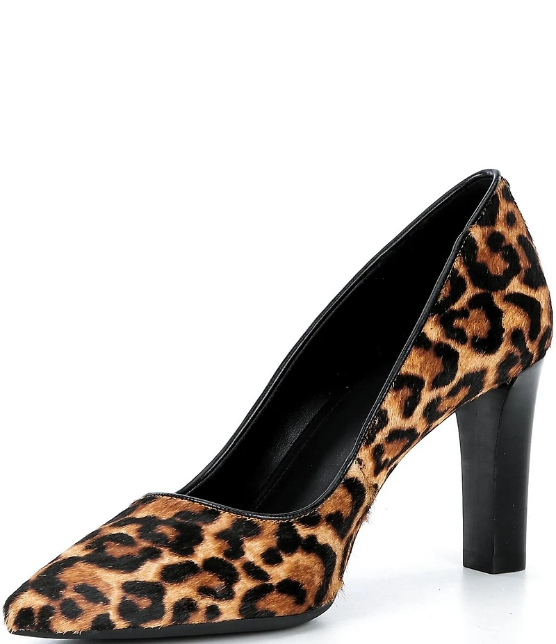 Michael Kors Milly Flex Leopard Print Haircalf High Heel Pumps