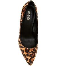 Michael Kors Milly Flex Leopard Print Haircalf High Heel Pumps