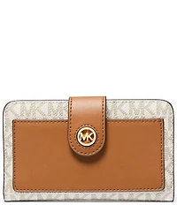 Michael Kors MK Charm Medium Tab Pocket Billfold Wallet
