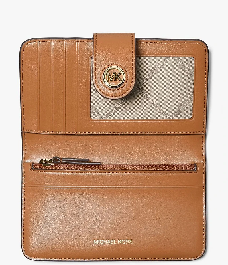 Michael Kors MK Charm Medium Tab Pocket Billfold Wallet