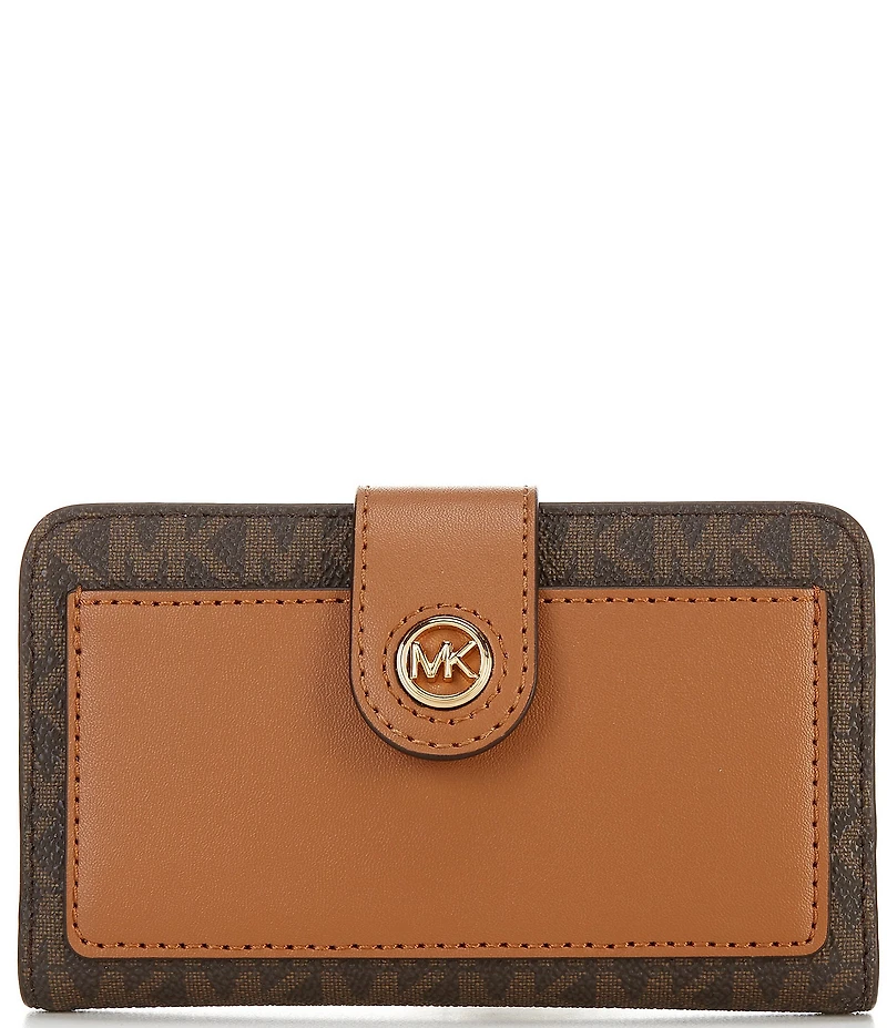 Michael Kors MK Charm Medium Tab Pocket Billfold Wallet
