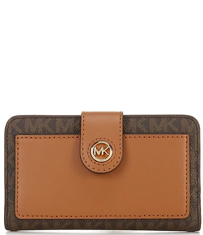 Michael Kors MK Charm Medium Tab Pocket Billfold Wallet