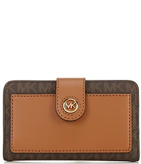 Michael Kors MK Charm Medium Tab Pocket Billfold Wallet