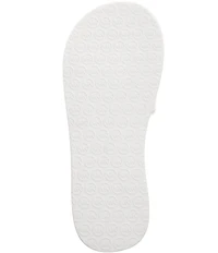 Michael Kors MK Logo Glitter Slide Sandals