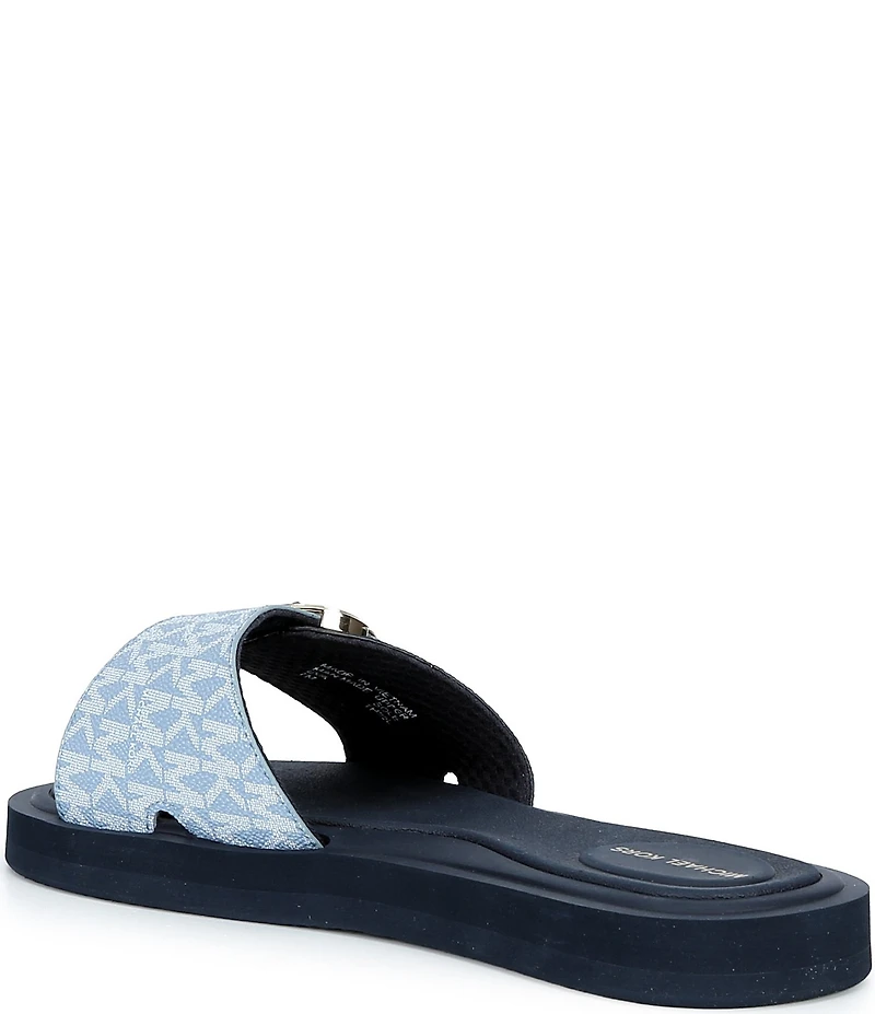 Michael Kors MK Logo Slide Sandals