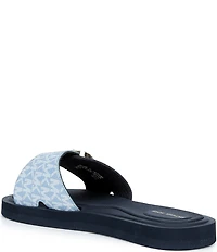 Michael Kors MK Logo Slide Sandals