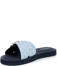Michael Kors MK Logo Slide Sandals
