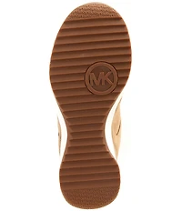 Michael Kors Nikko Trainer Suede Hidden Wedge Sneakers