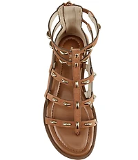 Michael Kors Noa Suede Studded Gladiator Flat Sandals