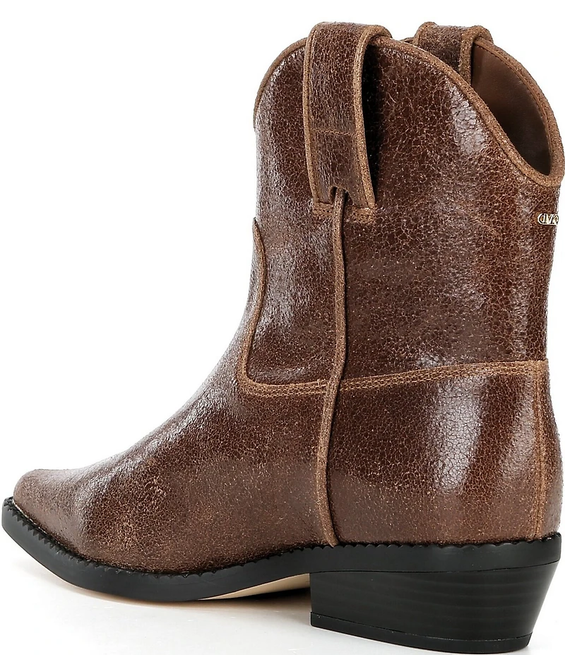 Michael Kors Noemie Distressed Bomba Leather Booties