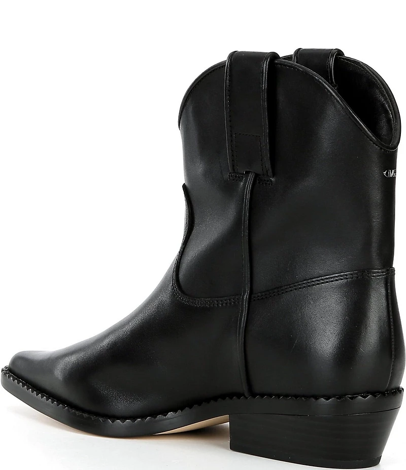 Michael Kors Noemie Leather Western Booties