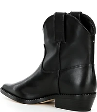 Michael Kors Noemie Leather Western Booties