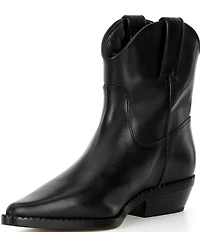 Michael Kors Noemie Leather Western Booties