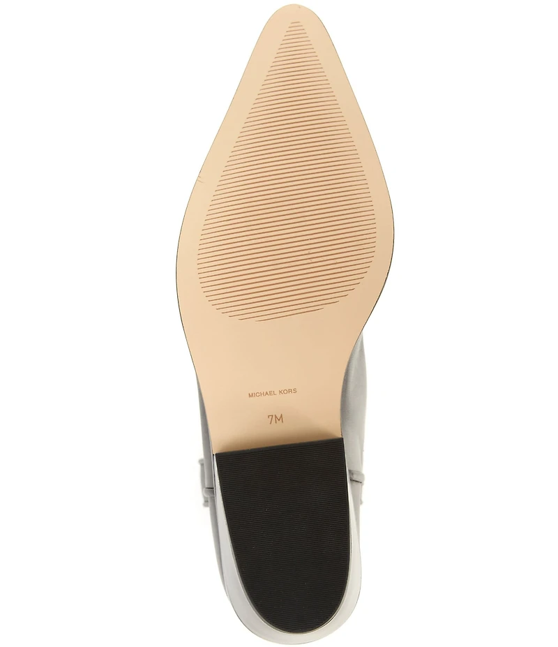 Michael Kors Noemie Leather Western Booties