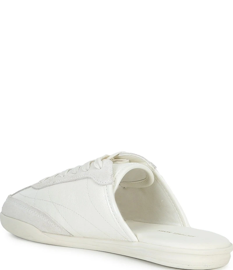 Michael Kors Nolan Embossed Suede Mules