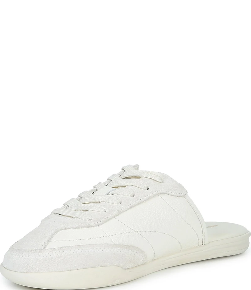 Michael Kors Nolan Embossed Suede Mules
