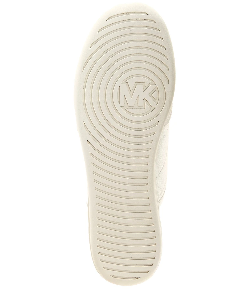 Michael Kors Nolan Embossed Suede Mules