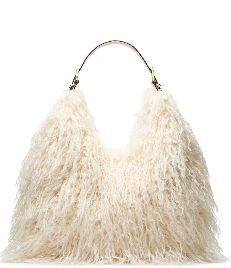 Michael Kors Nolita Large Shearling Shoulder Bag