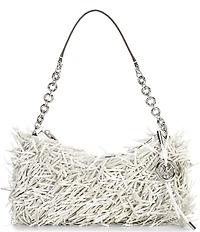 Michael Kors Nolita Medium Chain Fringe Pouchette Bag
