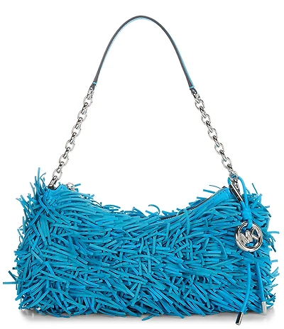 Michael Kors Nolita Medium Chain Fringe Pouchette Bag