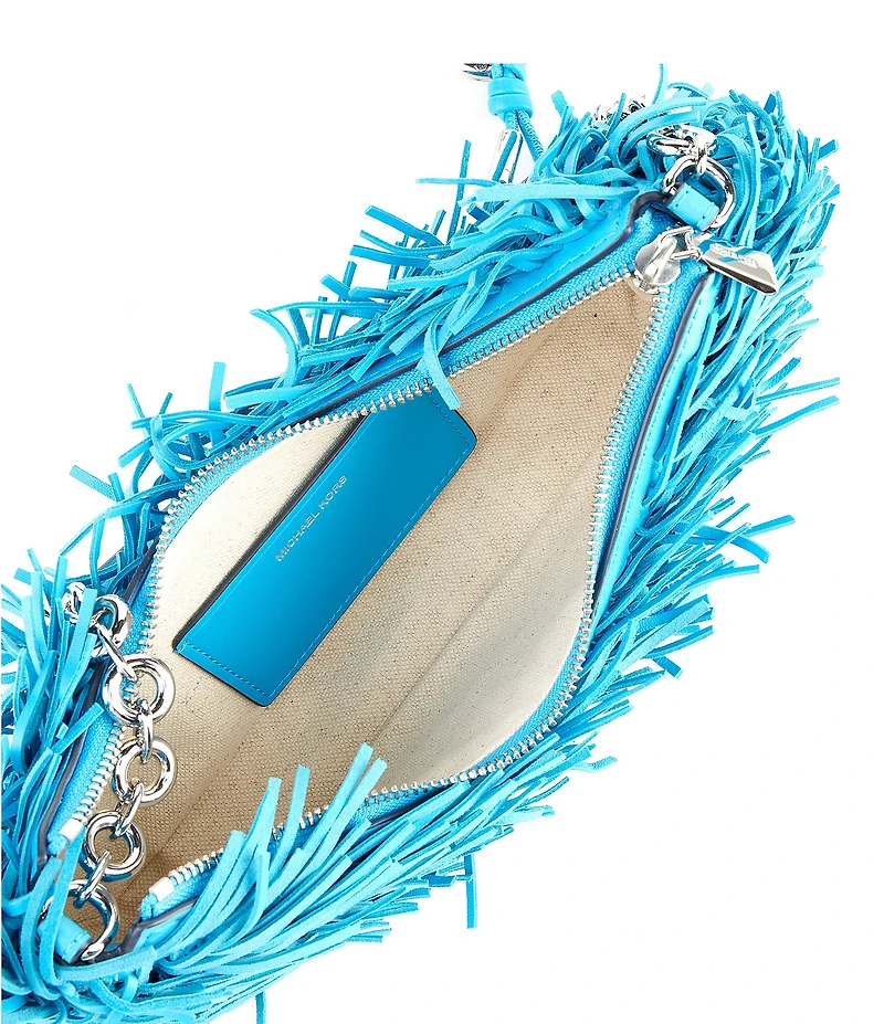 Michael Kors Nolita Medium Chain Fringe Pouchette Bag
