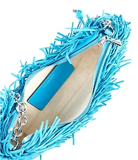 Michael Kors Nolita Medium Chain Fringe Pouchette Bag