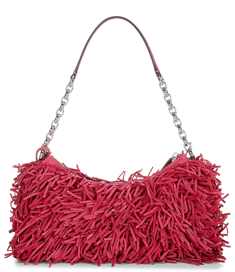 Michael Kors Nolita Medium Chain Fringe Pouchette Bag
