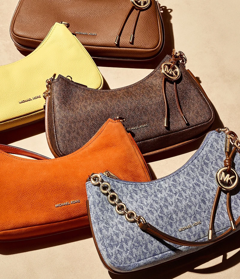 Michael Kors Nolita Medium Denim Chain Shoulder Bag