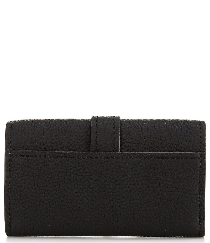Michael Kors Nolita Buckle Detail Medium Flap Trifold Wallet