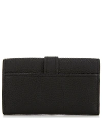 Michael Kors Nolita Buckle Detail Medium Flap Trifold Wallet