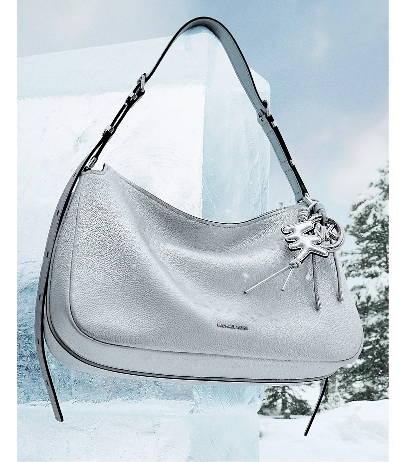 Michael Kors Nolita Medium Metallic Shoulder Bag