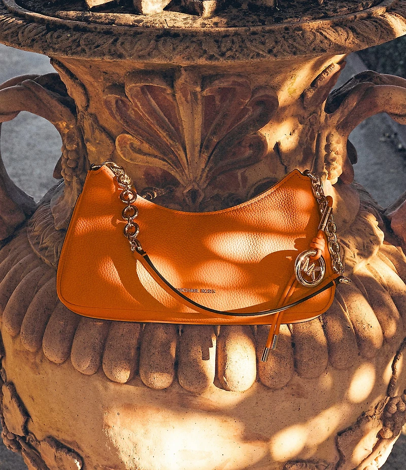 Michael Kors Nolita Medium Nubuck Chain Pochette Bag