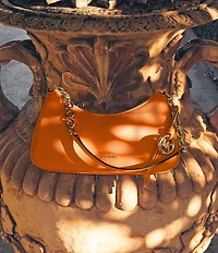 Michael Kors Nolita Medium Nubuck Chain Pochette Bag