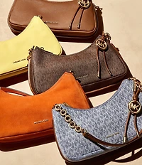 Michael Kors Nolita Medium Nubuck Chain Pochette Bag