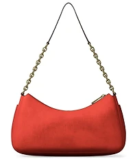 Michael Kors Nolita Medium Nubuck Chain Pochette Shoulder Bag