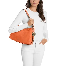 Michael Kors Nolita Medium Nubuck Shoulder Bag