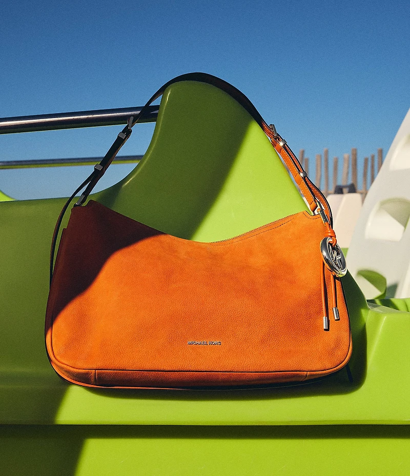 Michael Kors Nolita Medium Nubuck Shoulder Bag