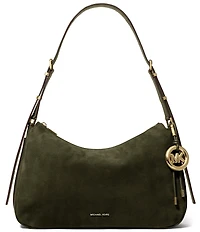 Michael Kors Nolita Medium Nubuck Convertible Shoulder Bag