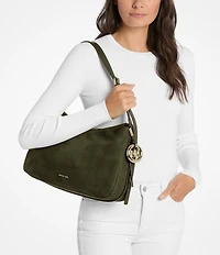 Michael Kors Nolita Medium Nubuck Convertible Shoulder Bag