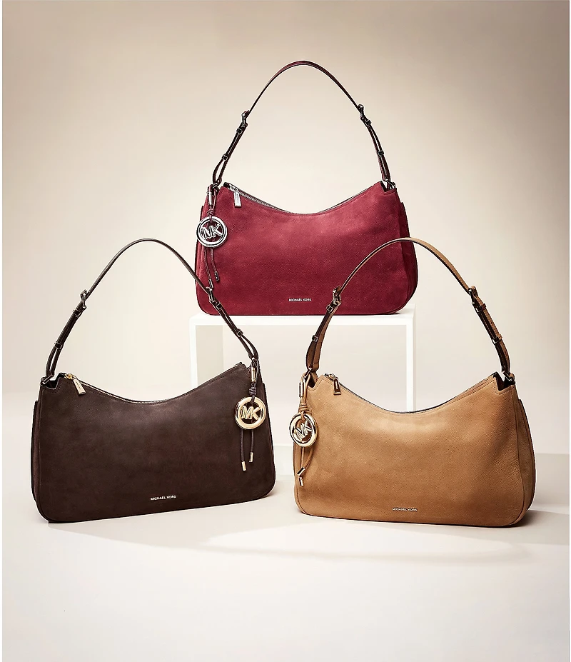 Michael Kors Nolita Medium Nubuck Shoulder Bag